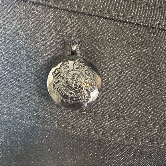 Ralph Lauren Black Coated Sparkle Denim Jacket - Picture 8 of 13